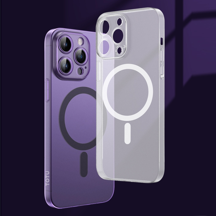 For iPhone 14 Plus TOTUDESIGN AA-170 Zero Feeling Series Frosted Magsafe Phone Case(Transparent) For iPhone 14 Plus TOTUDESIGN AA-170 Zero Feeling Series Frosted Magsafe Phone Case(Transparent)