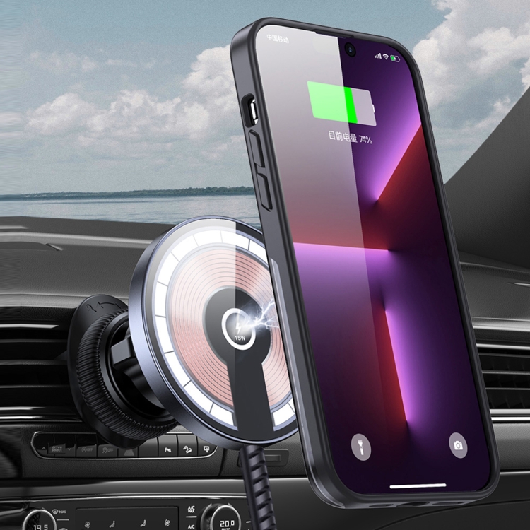 For iPhone 14 TOTUDESIGN AA-178 Gingle Series Translucent Matte Magsafe Phone Case(Black) For iPhone 14 TOTUDESIGN AA-178 Gingle Series Translucent Matte Magsafe Phone Case(Black)