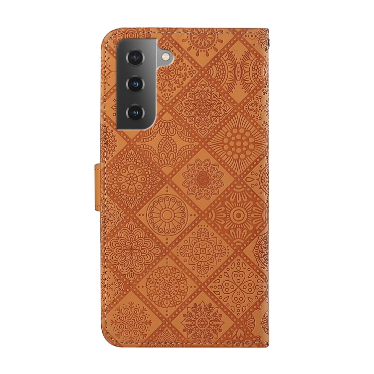 For Samsung Galaxy S23+ 5G Ethnic Style Embossed Pattern Leather Phone Case(Brown) For Samsung Galaxy S23+ 5G Ethnic Style Embossed Pattern Leather Phone Case(Brown)