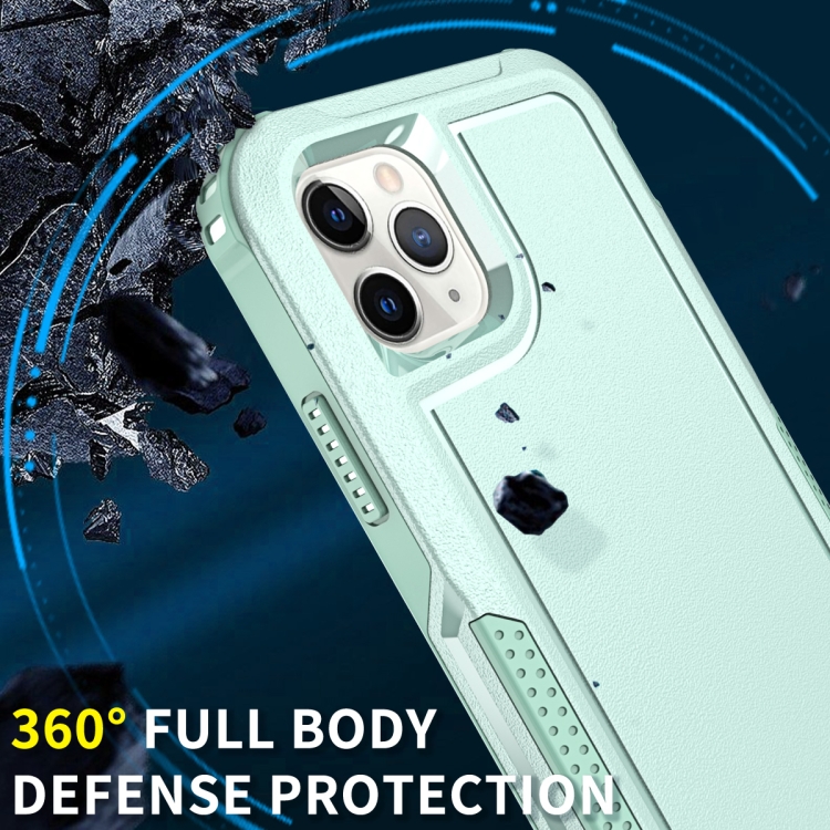 For iPhone 11 Pro 3 in 1 PC + TPU Shockproof Phone Case(Mint Green) For iPhone 11 Pro 3 in 1 PC + TPU Shockproof Phone Case(Mint Green)
