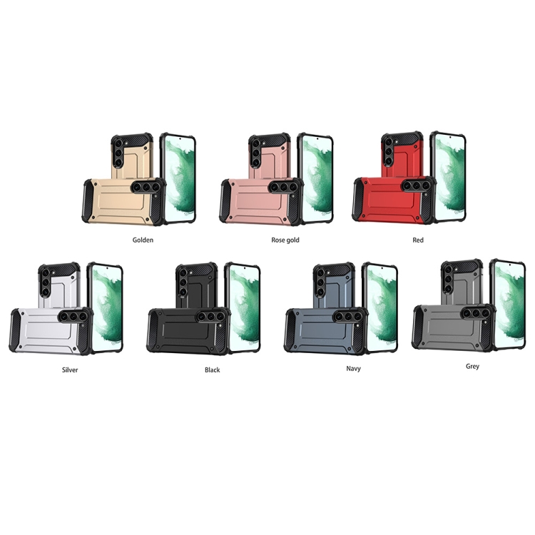 For Samsung Galaxy S23+ 5G Magic Armor TPU Hard PC Phone Case(Black) For Samsung Galaxy S23+ 5G Magic Armor TPU Hard PC Phone Case(Black)
