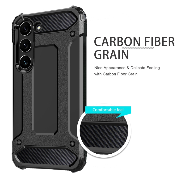 For Samsung Galaxy S23+ 5G Magic Armor TPU Hard PC Phone Case(Black) For Samsung Galaxy S23+ 5G Magic Armor TPU Hard PC Phone Case(Black)