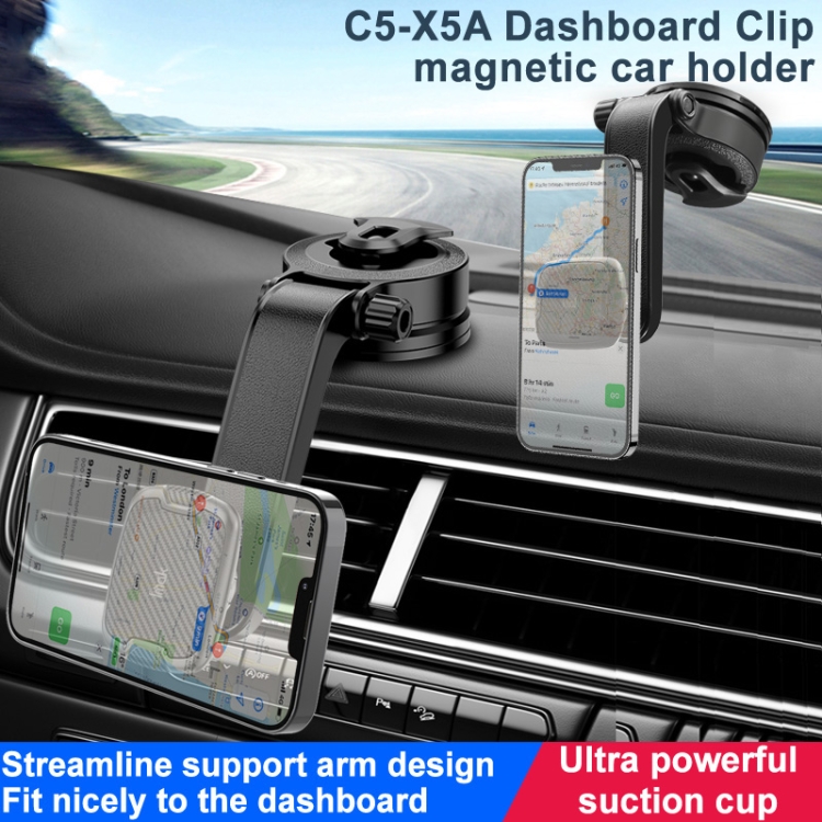 IMAK C5-X5A Dashboard Suction Cup Magnetic Car Holder(Black) IMAK C5-X5A Dashboard Suction Cup Magnetic Car Holder(Black)