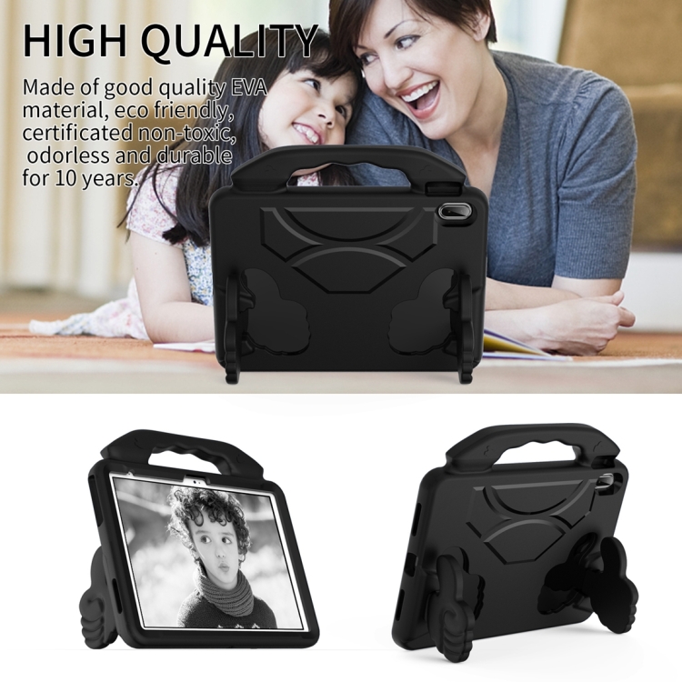 For iPad 10th Gen 10.9 2022 Children EVA Shockproof Tablet Case with Thumb Bracket(Black) For iPad 10th Gen 10.9 2022 Children EVA Shockproof Tablet Case with Thumb Bracket(Black)