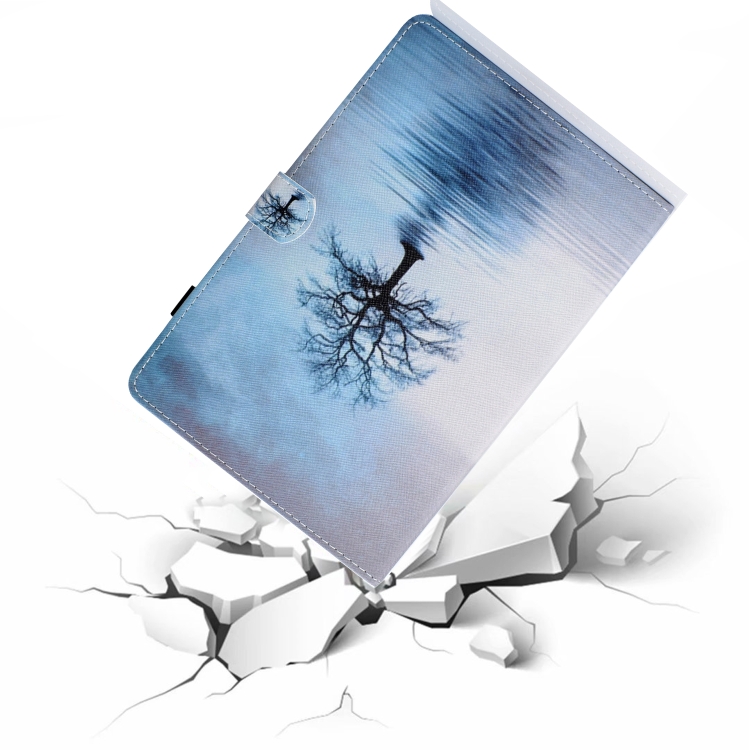 For iPad Pro 11 (2020) Sewing Thread Horizontal Painted Flat Leather Tablet Case with Sleep Function & Pen Cover & Anti Skid Strip & Card Slot & Holder(Tree In Water) For iPad Pro 11 (2020) Sewing Thread Horizontal Painted Flat Leather Tablet Case with Sleep Function & Pen Cover & Anti Skid Strip & Card Slot & Holder(Tree In Water)