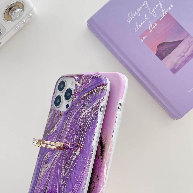 For iPhone 14 TPU Soft Protective Phone Case with Ring Holder(Sea Wave Stone) For iPhone 14 TPU Soft Protective Phone Case with Ring Holder(Sea Wave Stone)