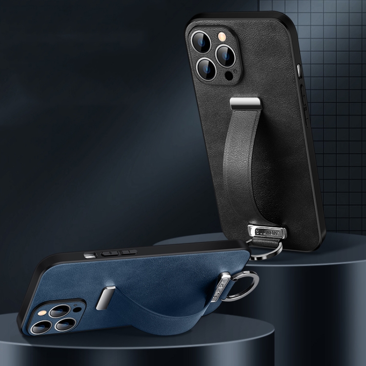 For iPhone 14 Plus SULADA Cool Series PC + Leather Texture Skin Feel Phone Case(Black) For iPhone 14 Plus SULADA Cool Series PC + Leather Texture Skin Feel Phone Case(Black)