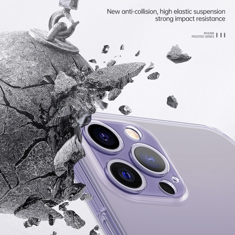 For iPhone 14 Pro SULADA Frosted Series Shockproof TPU Protective Case(Transparent) For iPhone 14 Pro SULADA Frosted Series Shockproof TPU Protective Case(Transparent)