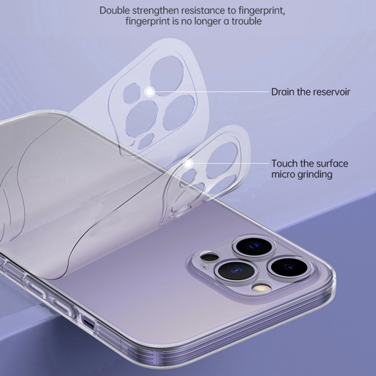 For iPhone 14 Pro SULADA Frosted Series Shockproof TPU Protective Case(Transparent) For iPhone 14 Pro SULADA Frosted Series Shockproof TPU Protective Case(Transparent)