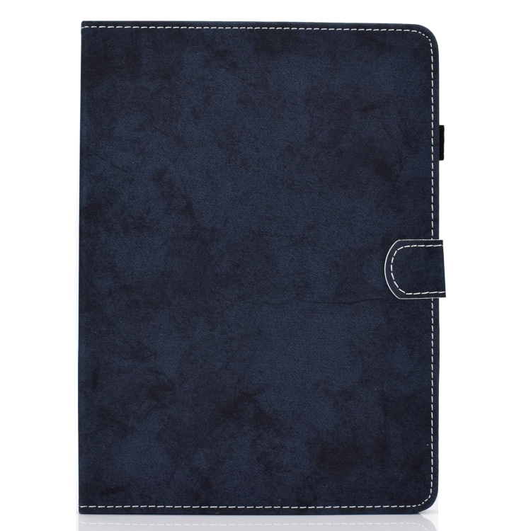 For iPad Pro 11 (2020) Sewing Thread Horizontal Solid Color Flat Leather Tablet Case with Sleep Function & Pen Cover & Anti Skid Strip & Card Slot & Holder(Navy) For iPad Pro 11 (2020) Sewing Thread Horizontal Solid Color Flat Leather Tablet Case with Sleep Function & Pen Cover & Anti Skid Strip & Card Slot & Holder(Navy)
