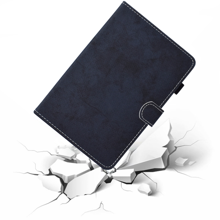 For iPad Pro 11 (2020) Sewing Thread Horizontal Solid Color Flat Leather Tablet Case with Sleep Function & Pen Cover & Anti Skid Strip & Card Slot & Holder(Navy) For iPad Pro 11 (2020) Sewing Thread Horizontal Solid Color Flat Leather Tablet Case with Sleep Function & Pen Cover & Anti Skid Strip & Card Slot & Holder(Navy)