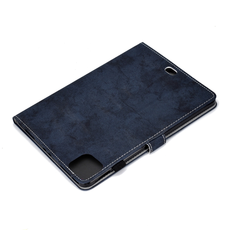 For iPad Pro 11 (2020) Sewing Thread Horizontal Solid Color Flat Leather Tablet Case with Sleep Function & Pen Cover & Anti Skid Strip & Card Slot & Holder(Navy) For iPad Pro 11 (2020) Sewing Thread Horizontal Solid Color Flat Leather Tablet Case with Sleep Function & Pen Cover & Anti Skid Strip & Card Slot & Holder(Navy)