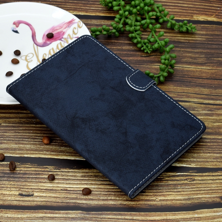 For iPad Pro 11 (2020) Sewing Thread Horizontal Solid Color Flat Leather Tablet Case with Sleep Function & Pen Cover & Anti Skid Strip & Card Slot & Holder(Navy) For iPad Pro 11 (2020) Sewing Thread Horizontal Solid Color Flat Leather Tablet Case with Sleep Function & Pen Cover & Anti Skid Strip & Card Slot & Holder(Navy)