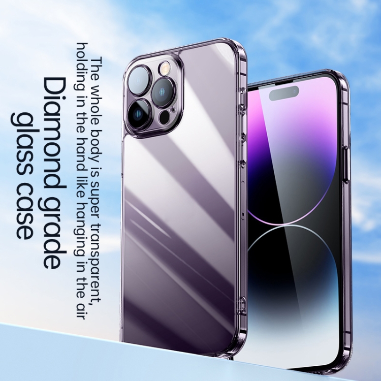 For iPhone 14 Plus SULADA Crystal Steel Series TPU Transparent Phone Case(Black) For iPhone 14 Plus SULADA Crystal Steel Series TPU Transparent Phone Case(Black)