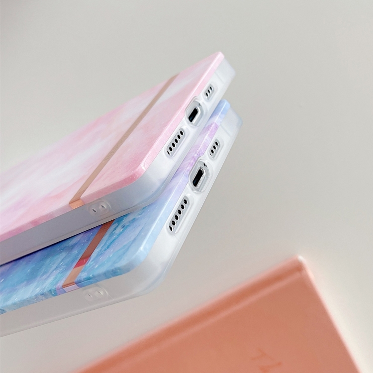 For iPone 14 Plus Square Plating Gold Edge Phone Case(Quicksand Pink) For iPone 14 Plus Square Plating Gold Edge Phone Case(Quicksand Pink)