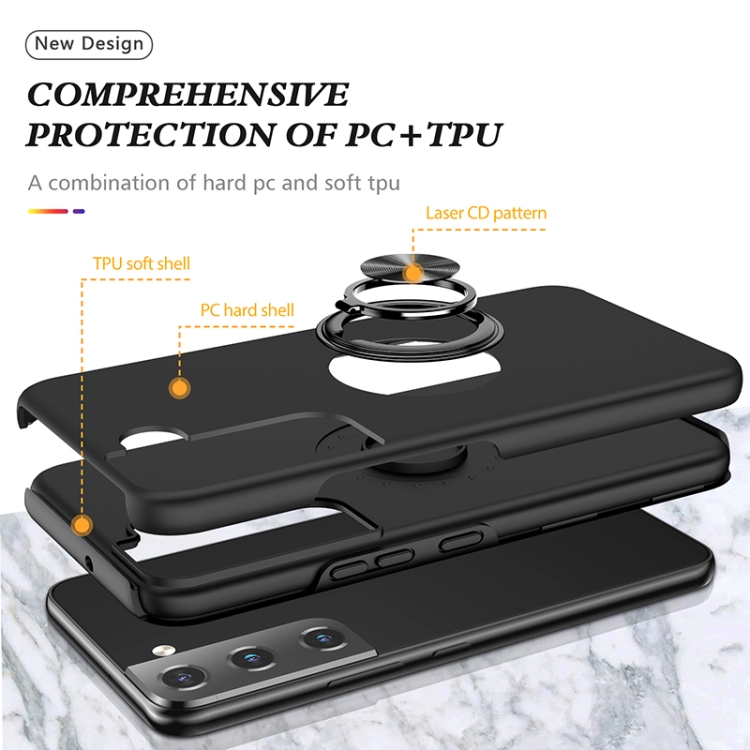 For Samsung Galaxy S23+ 5G PC + TPU Magnetic Phone Case with Invisible Ring Holder(Black) For Samsung Galaxy S23+ 5G PC + TPU Magnetic Phone Case with Invisible Ring Holder(Black)