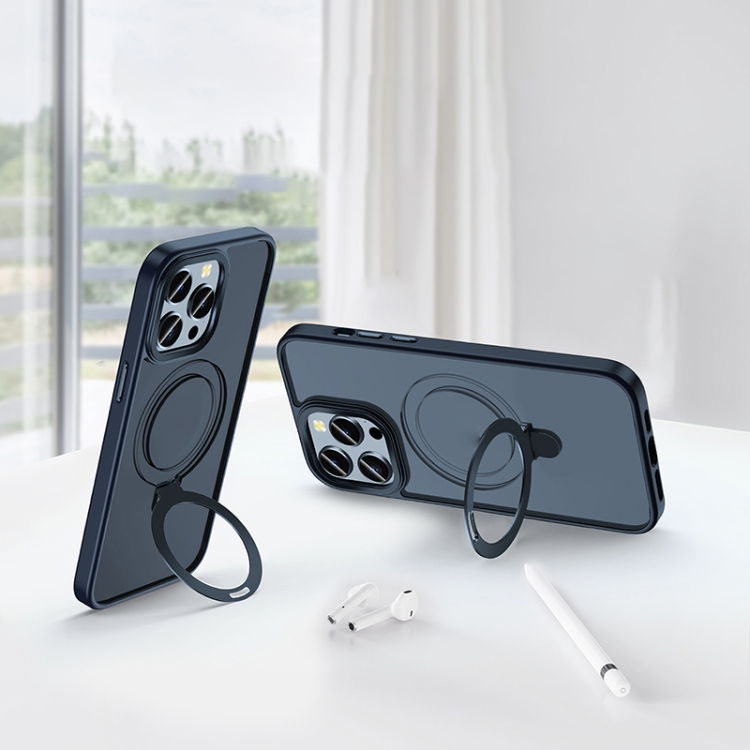 For iPhone 14 Plus Yadun Holder Magsefe Phone Case(Black) For iPhone 14 Plus Yadun Holder Magsefe Phone Case(Black)