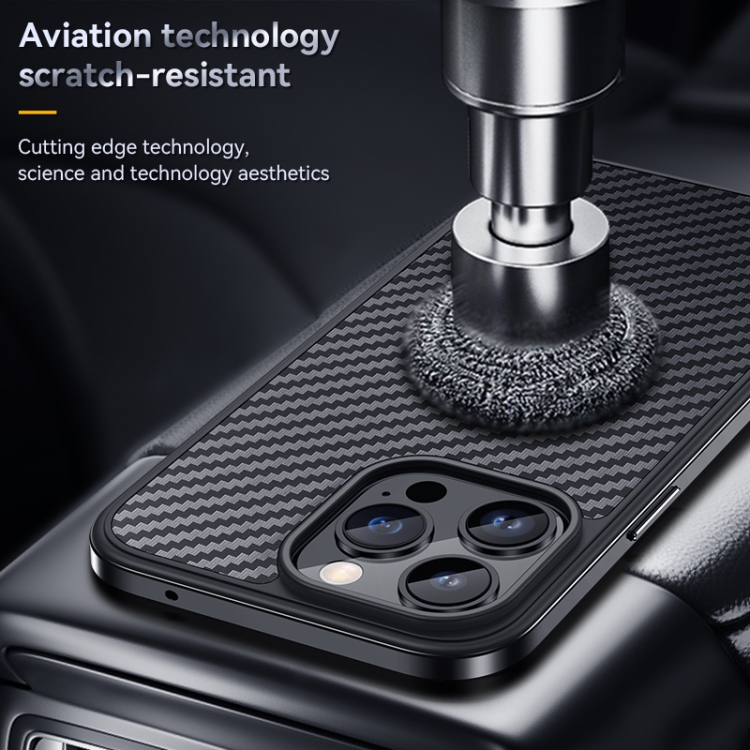 For iPhone 14 Plus SULADA Carbon Fiber Textured Shockproof Metal + TPU Frame Case(Dark Green) For iPhone 14 Plus SULADA Carbon Fiber Textured Shockproof Metal + TPU Frame Case(Dark Green)