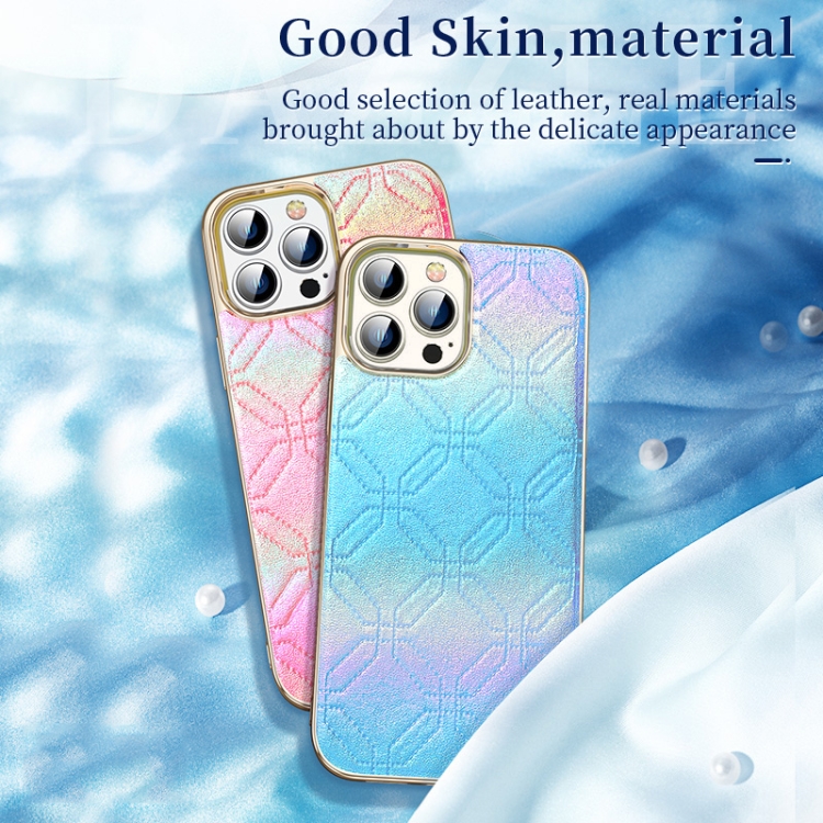 For iPhone 14 Plus SULADA Cooljas Series TPU Sheepskin Texture Phone Protective Case(Bright Blue) For iPhone 14 Plus SULADA Cooljas Series TPU Sheepskin Texture Phone Protective Case(Bright Blue)