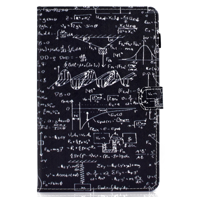 For iPad Pro 11 (2020) Sewing Thread Horizontal Painted Flat Leather Tablet Case with Sleep Function & Pen Cover & Anti Skid Strip & Card Slot & Holder(Equation) For iPad Pro 11 (2020) Sewing Thread Horizontal Painted Flat Leather Tablet Case with Sleep Function & Pen Cover & Anti Skid Strip & Card Slot & Holder(Equation)