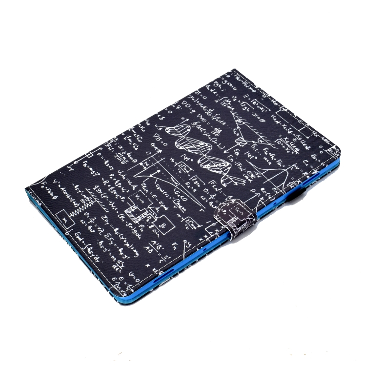 For iPad Pro 11 (2020) Sewing Thread Horizontal Painted Flat Leather Tablet Case with Sleep Function & Pen Cover & Anti Skid Strip & Card Slot & Holder(Equation) For iPad Pro 11 (2020) Sewing Thread Horizontal Painted Flat Leather Tablet Case with Sleep Function & Pen Cover & Anti Skid Strip & Card Slot & Holder(Equation)