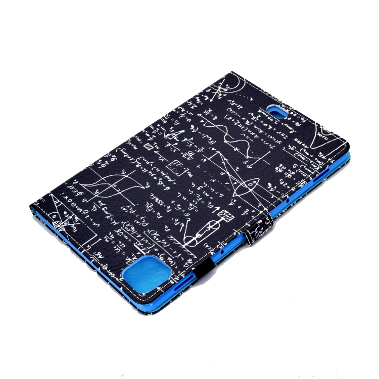 For iPad Pro 11 (2020) Sewing Thread Horizontal Painted Flat Leather Tablet Case with Sleep Function & Pen Cover & Anti Skid Strip & Card Slot & Holder(Equation) For iPad Pro 11 (2020) Sewing Thread Horizontal Painted Flat Leather Tablet Case with Sleep Function & Pen Cover & Anti Skid Strip & Card Slot & Holder(Equation)