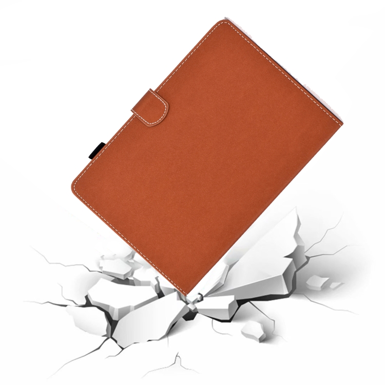 For iPad Pro 11 (2020) Sewing Thread Horizontal Solid Color Flat Leather Tablet Case with Sleep Function & Pen Cover & Anti Skid Strip & Card Slot & Holder(Light Star Brown) For iPad Pro 11 (2020) Sewing Thread Horizontal Solid Color Flat Leather Tablet Case with Sleep Function & Pen Cover & Anti Skid Strip & Card Slot & Holder(Light Star Brown)