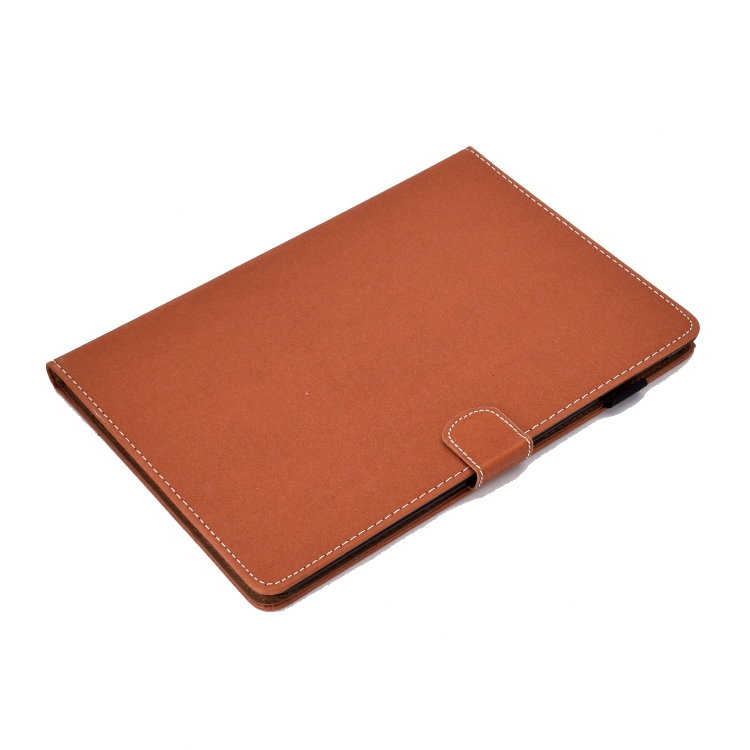For iPad Pro 11 (2020) Sewing Thread Horizontal Solid Color Flat Leather Tablet Case with Sleep Function & Pen Cover & Anti Skid Strip & Card Slot & Holder(Light Star Brown) For iPad Pro 11 (2020) Sewing Thread Horizontal Solid Color Flat Leather Tablet Case with Sleep Function & Pen Cover & Anti Skid Strip & Card Slot & Holder(Light Star Brown)
