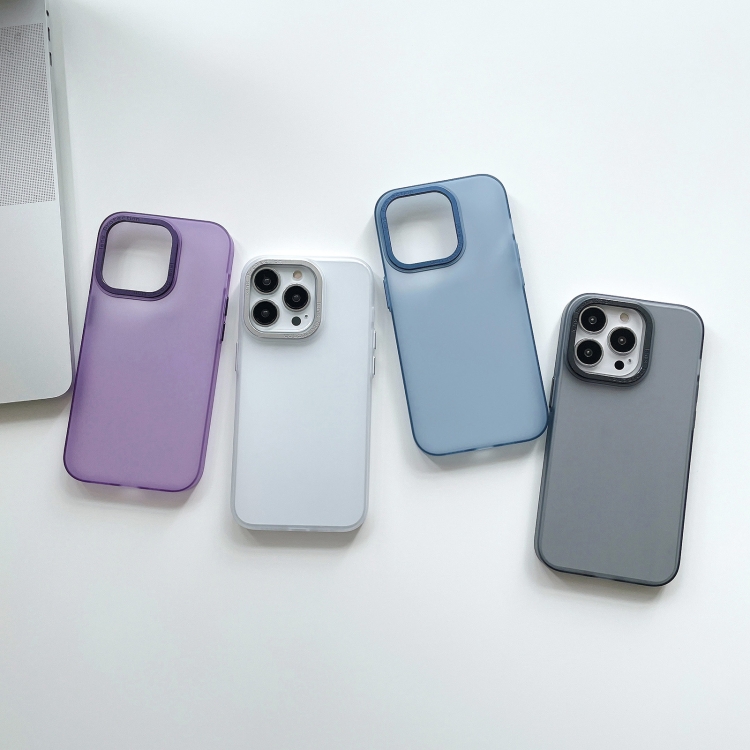 For iPhone 14 Plus PC Frosted Phone Case(Purple) For iPhone 14 Plus PC Frosted Phone Case(Purple)