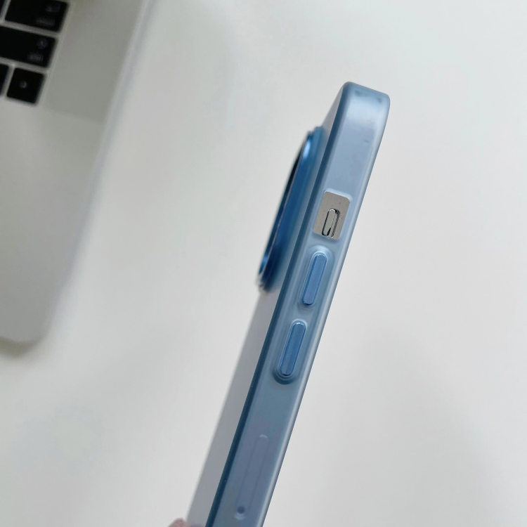 For iPhone 14 Plus PC Frosted Phone Case(Purple) For iPhone 14 Plus PC Frosted Phone Case(Purple)