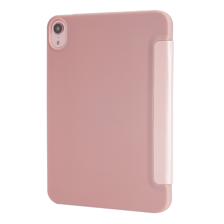 iPad 10th Gen 10.9 2022 Magnetic Buckle Leather Tablet Case - Pink