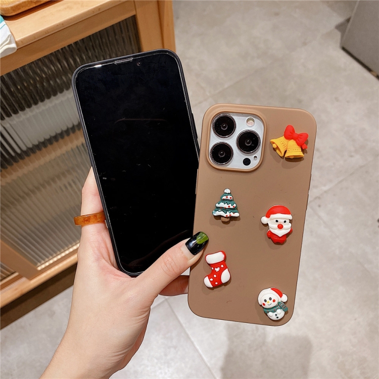 For iPhone 13 mini Christmas Candy Phone Case(Black) For iPhone 13 mini Christmas Candy Phone Case(Black)