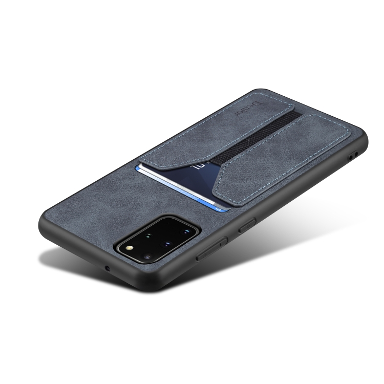 For Samsung Galaxy Note20 Denior DV Elastic Card PU Back Cover Phone Case(Grey) For Samsung Galaxy Note20 Denior DV Elastic Card PU Back Cover Phone Case(Grey)