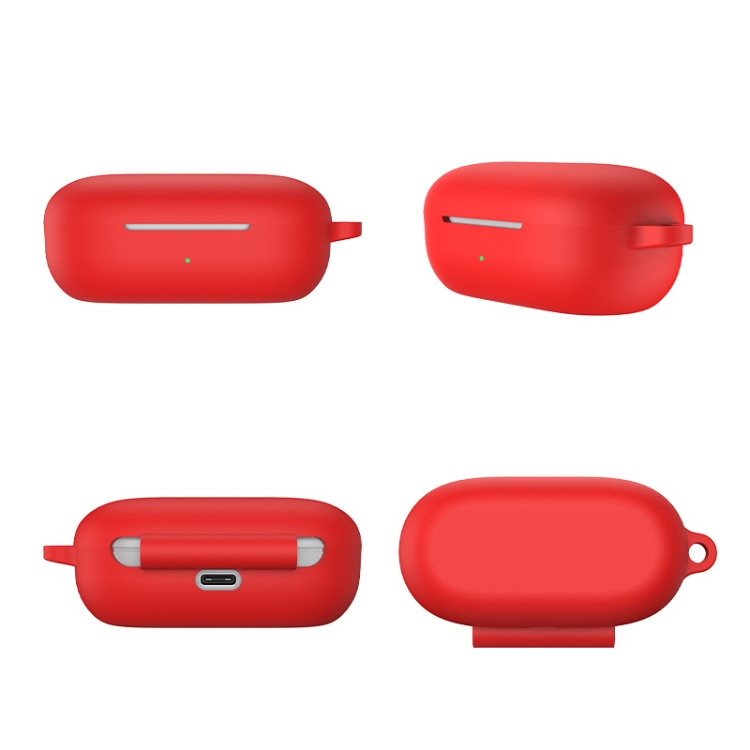Compre Para Huawei Freebuds SE 2 Carga de la Manga Del Contenedor Bluetooth  Silicone Case de Auriculares Con Hebilla - Rojo en China