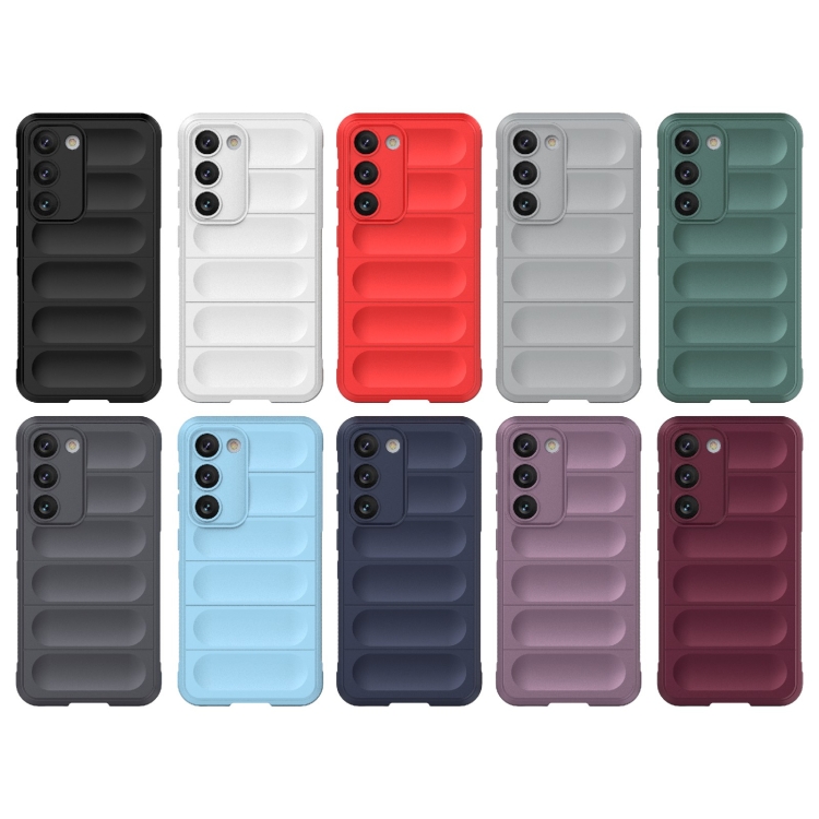 For Samsung Galaxy S23 5G Magic Shield TPU + Flannel Phone Case(White) For Samsung Galaxy S23 5G Magic Shield TPU + Flannel Phone Case(White)