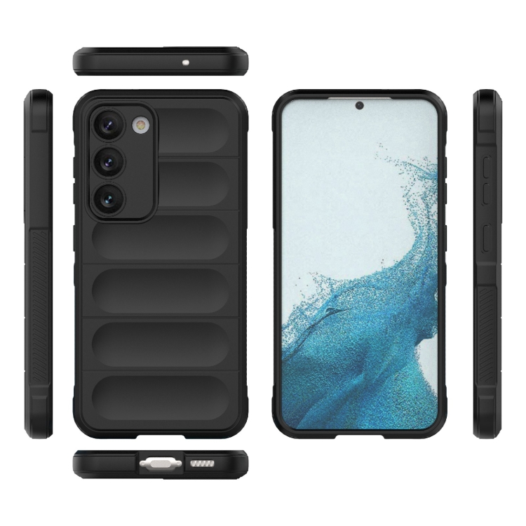 For Samsung Galaxy S23 5G Magic Shield TPU + Flannel Phone Case(White) For Samsung Galaxy S23 5G Magic Shield TPU + Flannel Phone Case(White)