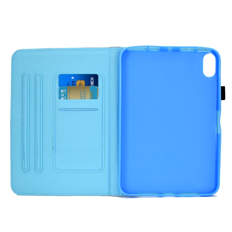 For iPad 10th Gen 10.9 2022 Colored Drawing Stitching Smart Leather Tablet Case(Super Cat) For iPad 10th Gen 10.9 2022 Colored Drawing Stitching Smart Leather Tablet Case(Super Cat)