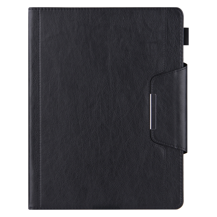 For iPad 10th Gen 10.9 2022 Solid Color Metal Buckle Leather Smart Tablet Case(Black) For iPad 10th Gen 10.9 2022 Solid Color Metal Buckle Leather Smart Tablet Case(Black)
