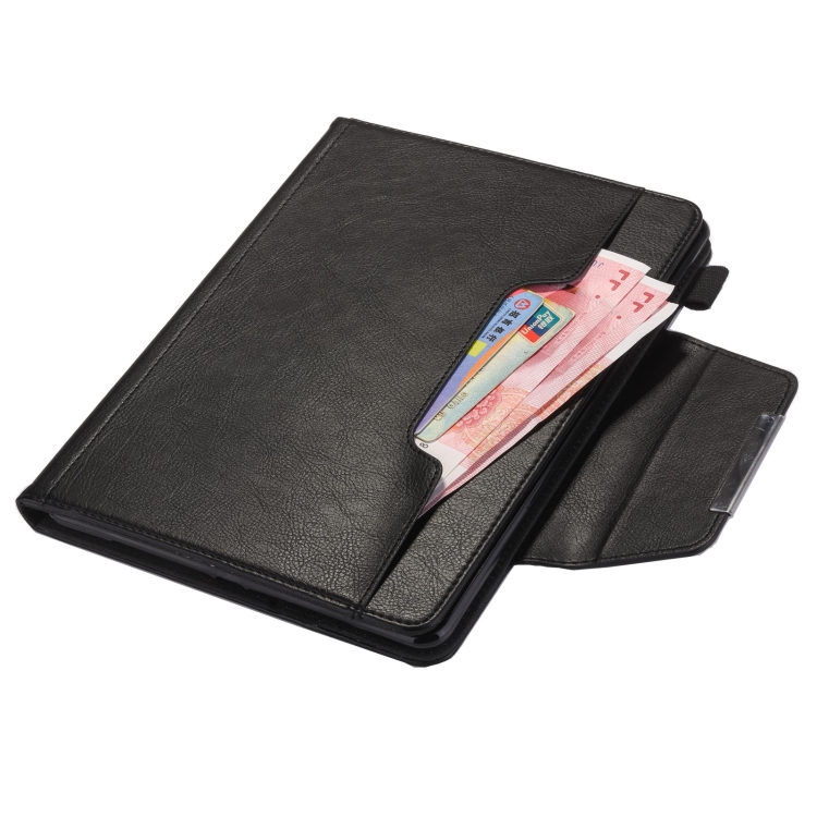For iPad 10th Gen 10.9 2022 Solid Color Metal Buckle Leather Smart Tablet Case(Black) For iPad 10th Gen 10.9 2022 Solid Color Metal Buckle Leather Smart Tablet Case(Black)