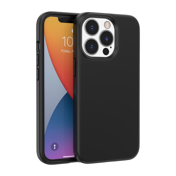 For iPhone14 Pro Max Rubber Oil Surface Phone Case(Black) For iPhone14 Pro Max Rubber Oil Surface Phone Case(Black)
