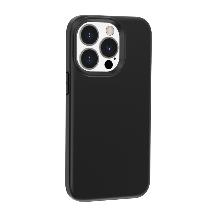 For iPhone14 Pro Max Rubber Oil Surface Phone Case(Black) For iPhone14 Pro Max Rubber Oil Surface Phone Case(Black)