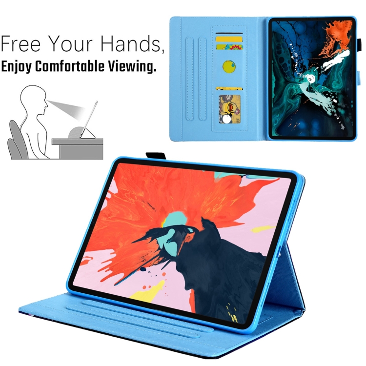 For iPad 10th Gen 10.9 2022 Colored Drawing Leather Smart Tablet Case(Dual Colorful Butterflies) For iPad 10th Gen 10.9 2022 Colored Drawing Leather Smart Tablet Case(Dual Colorful Butterflies)