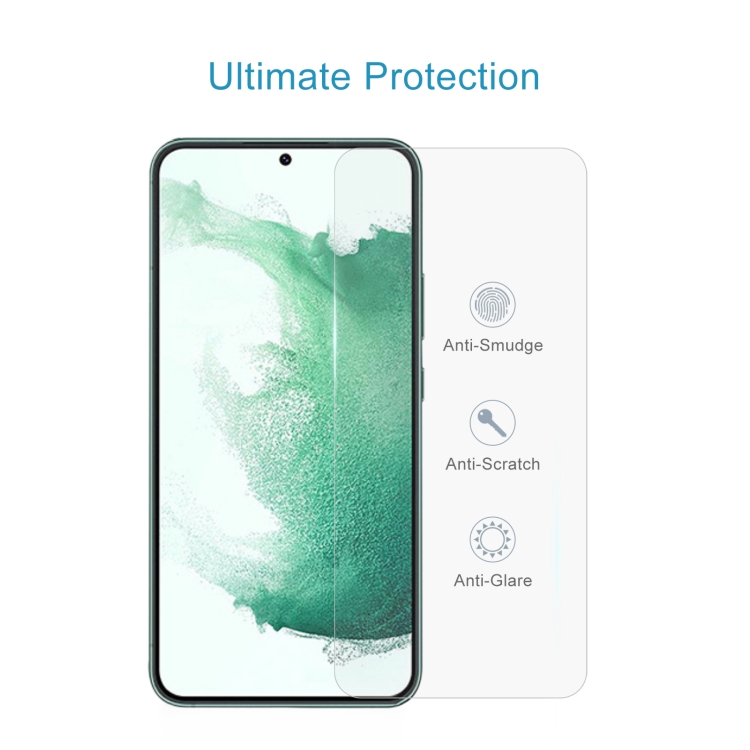 For Samsung Galaxy S23+ 5G 50pcs 0.26mm 9H 2.5D Tempered Glass Film, Fingerprint Unlocking Is Not Supported For Samsung Galaxy S23+ 5G 50pcs 0.26mm 9H 2.5D Tempered Glass Film, Fingerprint Unlocking Is Not Supported