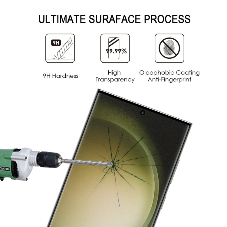 For Samsung Galaxy S23 Ultra 5G 3D Curved Edge Full Screen Edge Glue Tempered Glass Film For Samsung Galaxy S23 Ultra 5G 3D Curved Edge Full Screen Edge Glue Tempered Glass Film