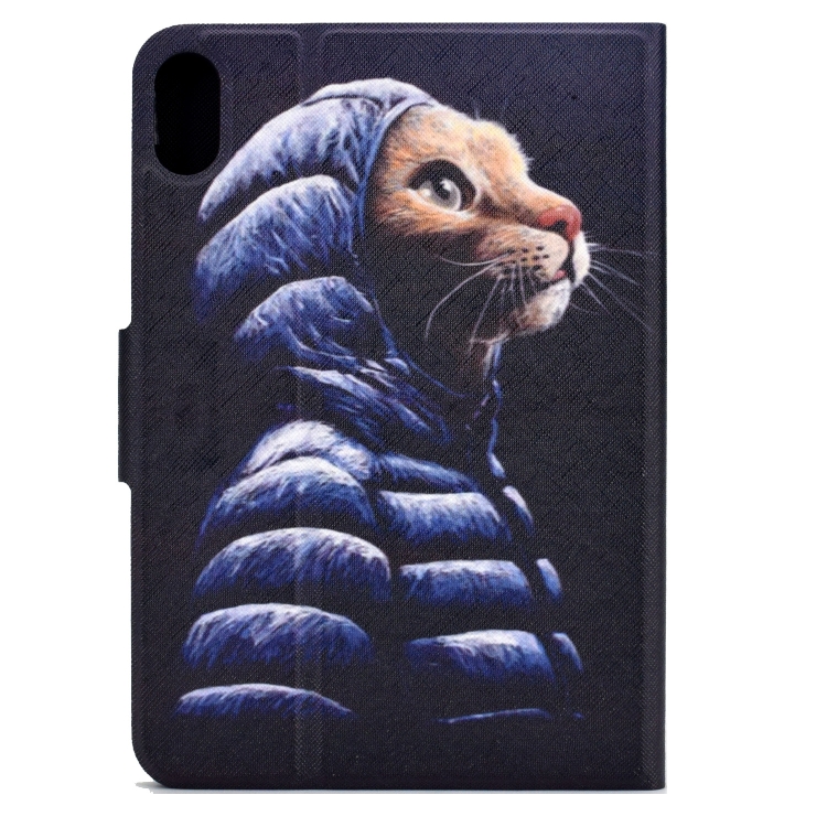 For iPad 10th Gen 10.9 2022 Electric Pressed Colored Drawing Smart Leather Tablet Case(Little Yellow Cat) For iPad 10th Gen 10.9 2022 Electric Pressed Colored Drawing Smart Leather Tablet Case(Little Yellow Cat)