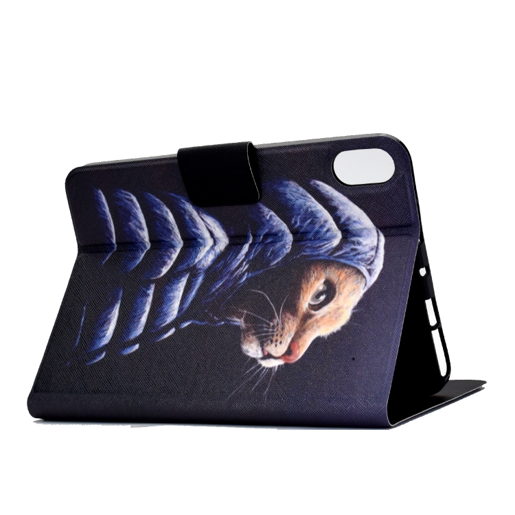 For iPad 10th Gen 10.9 2022 Electric Pressed Colored Drawing Smart Leather Tablet Case(Little Yellow Cat) For iPad 10th Gen 10.9 2022 Electric Pressed Colored Drawing Smart Leather Tablet Case(Little Yellow Cat)