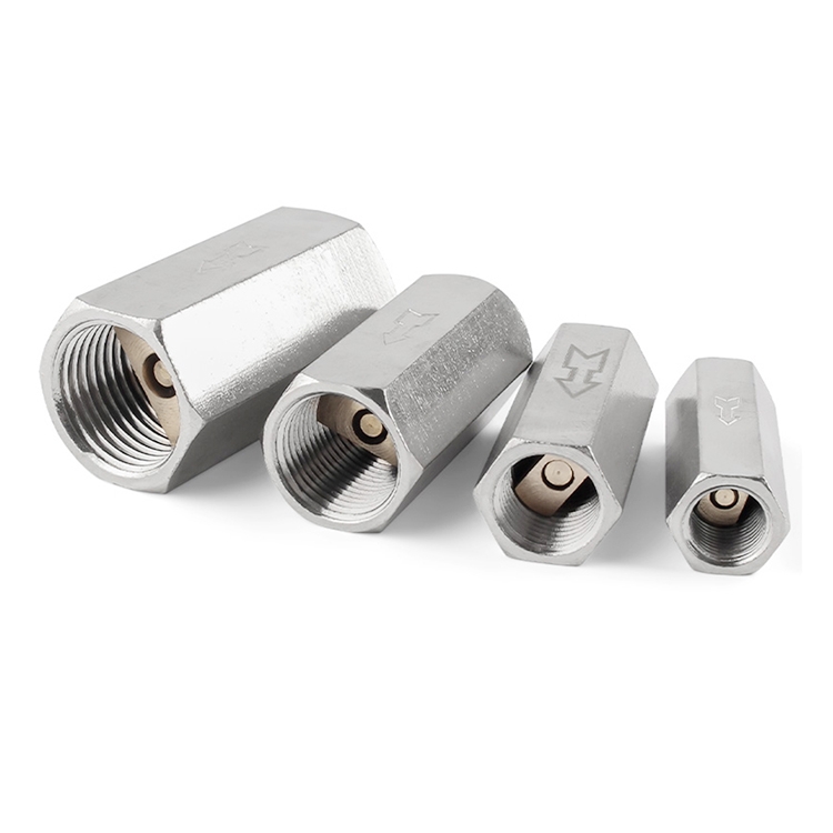 Oniissy Rückschlagventil Edelstahl 304 - NPT 3/8" Für Hydraulik & Pneumatik