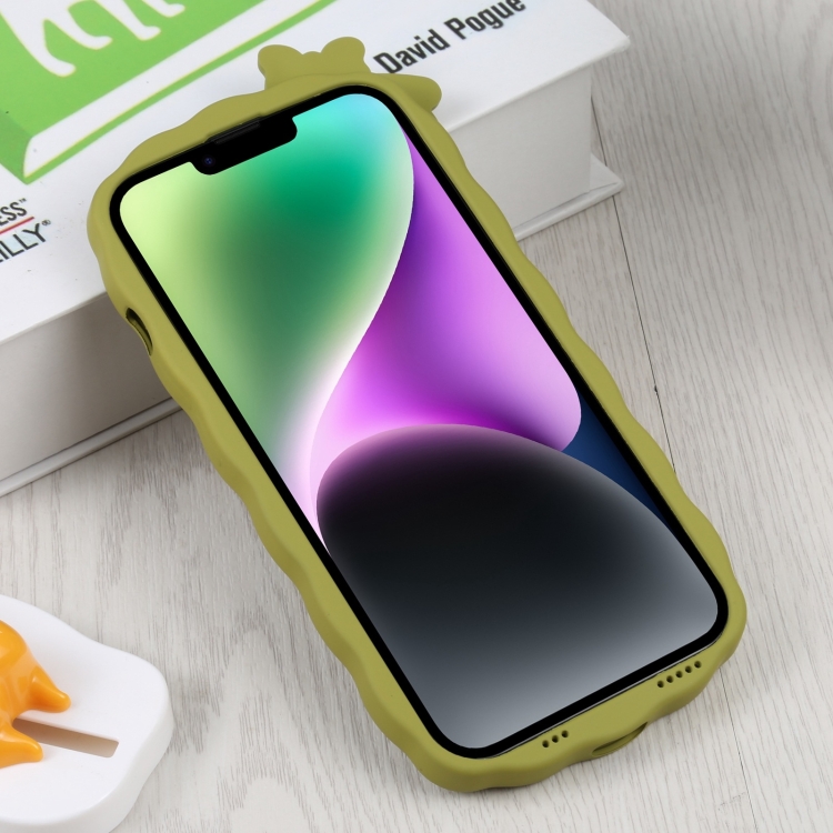 For iPhone 11 Bowknot Liquid Silicone Phone Case(Green) For iPhone 11 Bowknot Liquid Silicone Phone Case(Green)