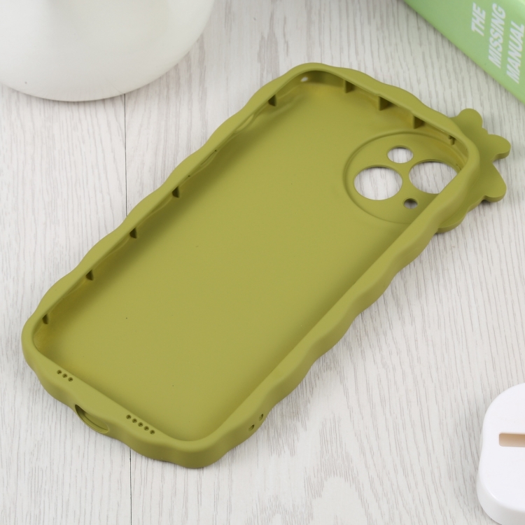 For iPhone 11 Bowknot Liquid Silicone Phone Case(Green) For iPhone 11 Bowknot Liquid Silicone Phone Case(Green)