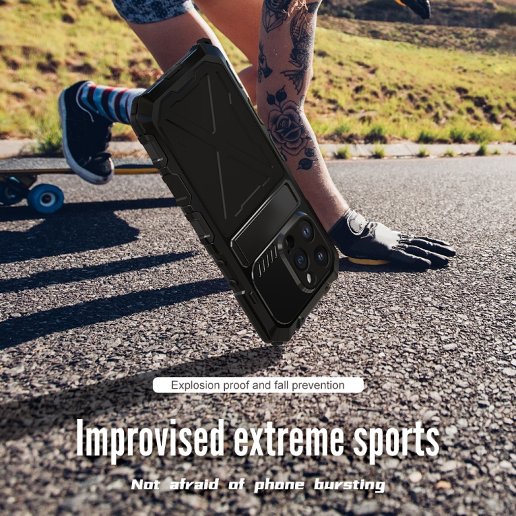 For iPhone 14 R-JUST Life Waterproof Dustproof Shockproof Phone Case(Black) For iPhone 14 R-JUST Life Waterproof Dustproof Shockproof Phone Case(Black)